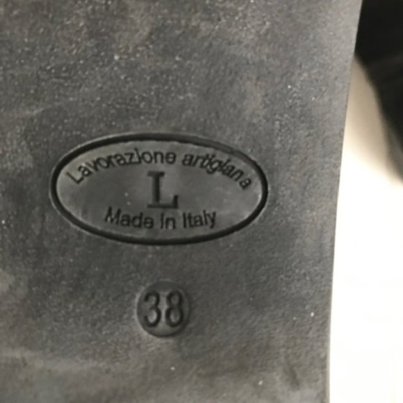 🆕 Black suede zipper ankle boots  - size 38 - NEW - Picture 10 of 11